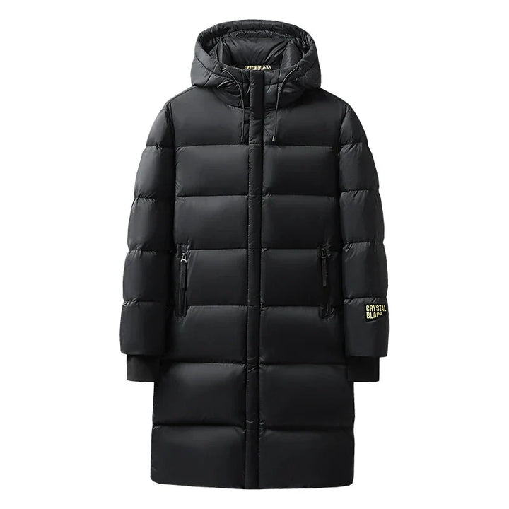 Herren Lang Winter Jacke | Mit Kapuze