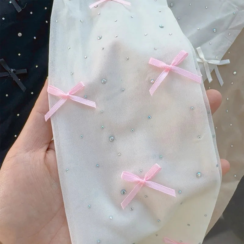 Lolita Stil Strumpfhose für Damen | Bogen