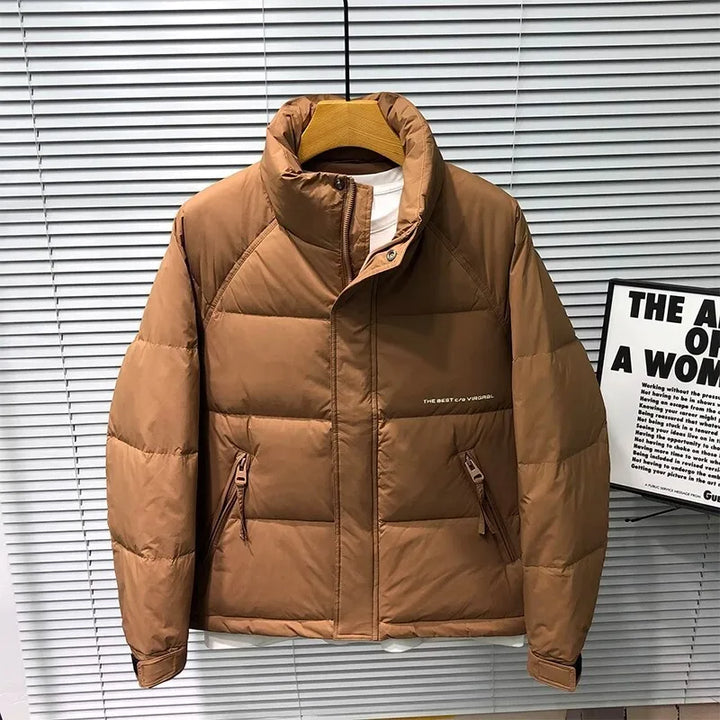 Herren Winter Jacke | Seitliche Reißverschlusstasche
