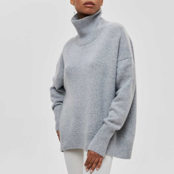Damen Rollkragen Pullover in Übergröße | Strick