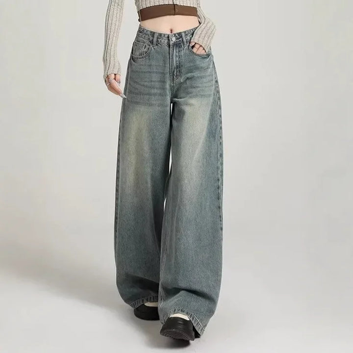 Damen Lang Baggy Jeans | Lässig