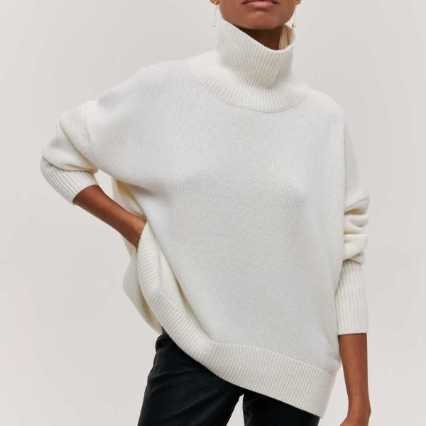 Damen Rollkragen Pullover in Übergröße | Strick
