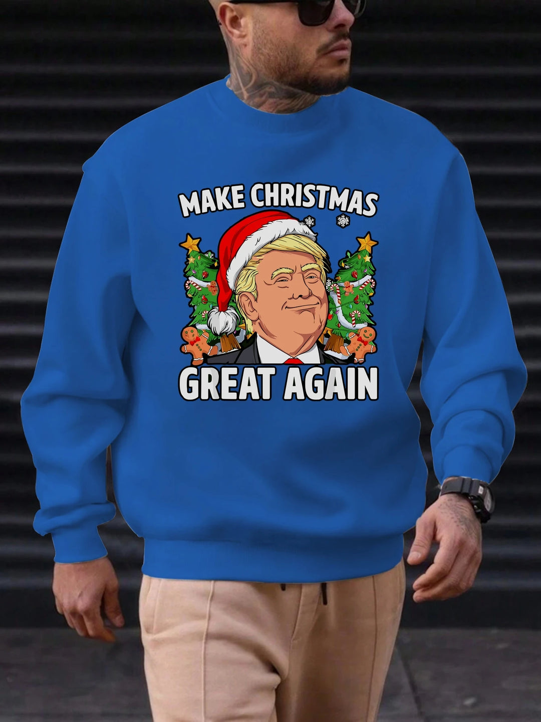 Weihnachtpullover Herren | Gedruckt