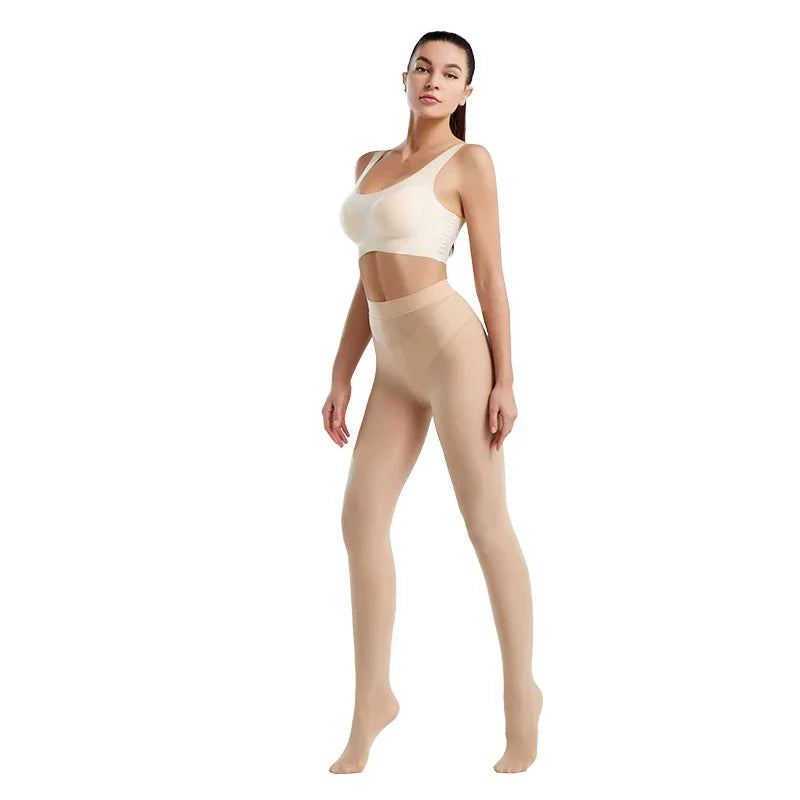 Transparent Strumpfhose für Damen | Übergröße