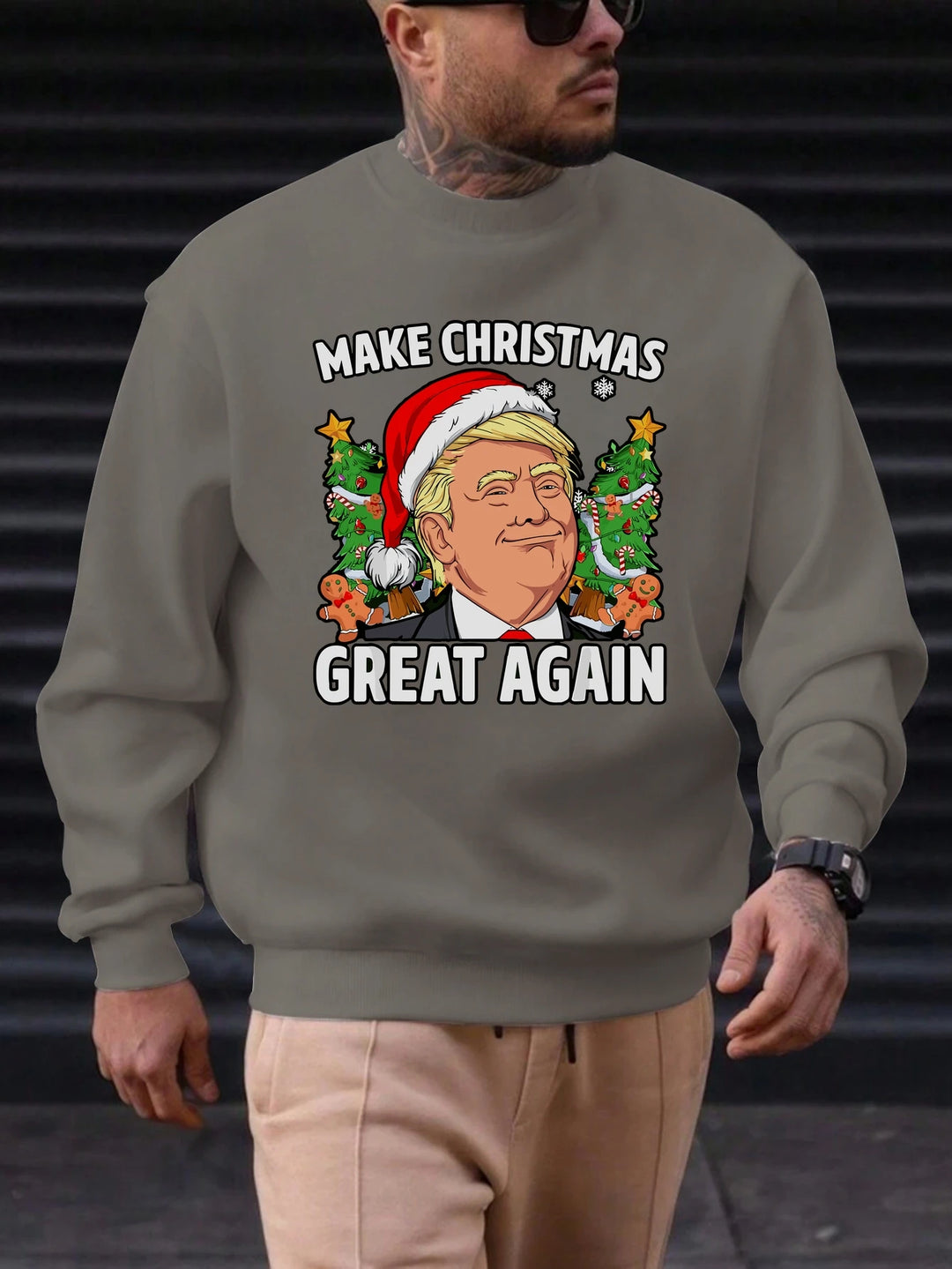 Weihnachtpullover Herren | Gedruckt