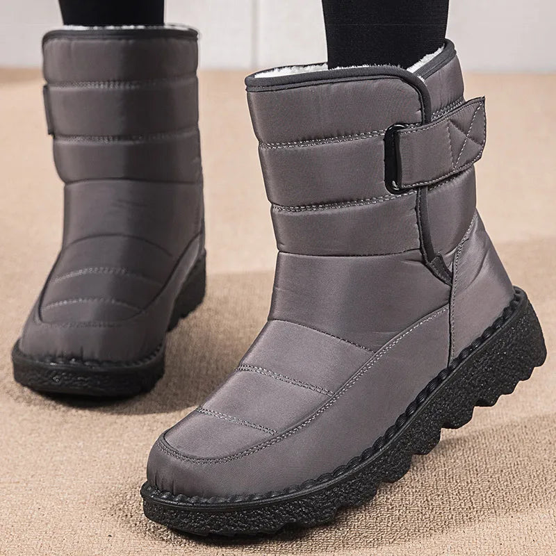 Rutschfest Winterstiefel Damen | Wadenlang