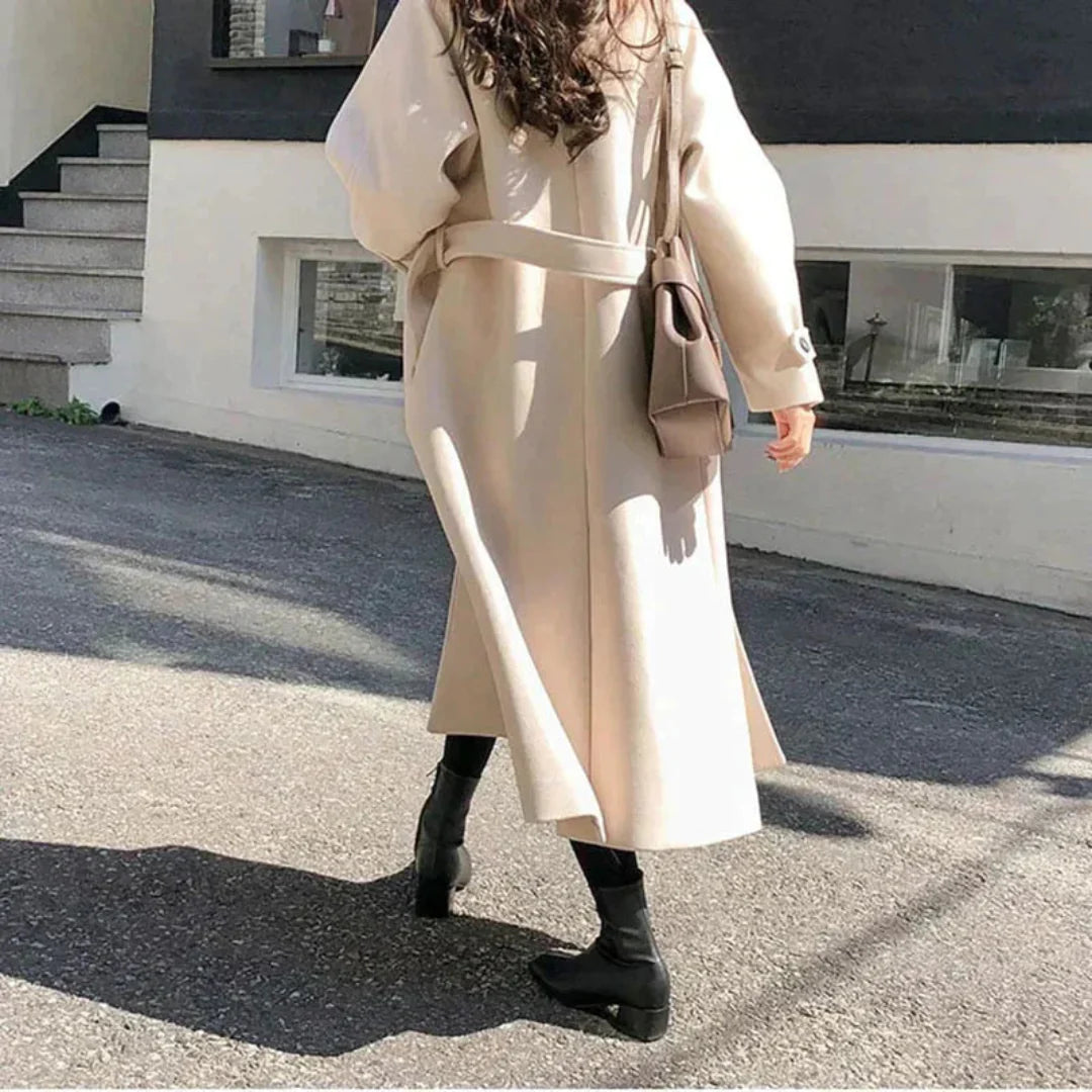 Damen Stilvoll Trenchcoat | Langschnitt