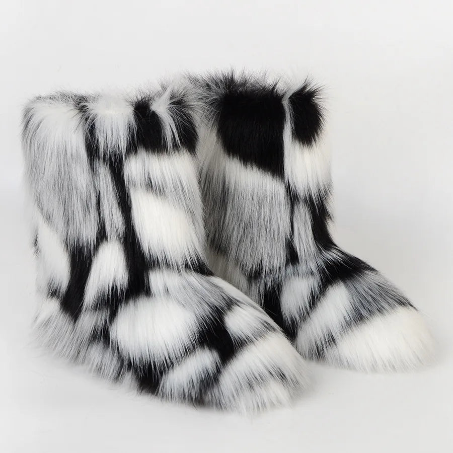 Damen Flauschig Stiefel | Winter