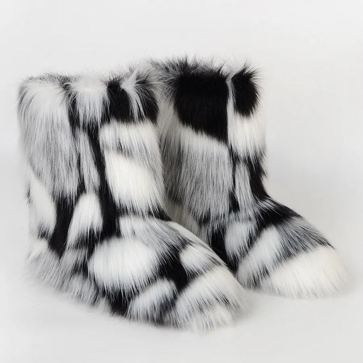 Damen Flauschig Stiefel | Winter