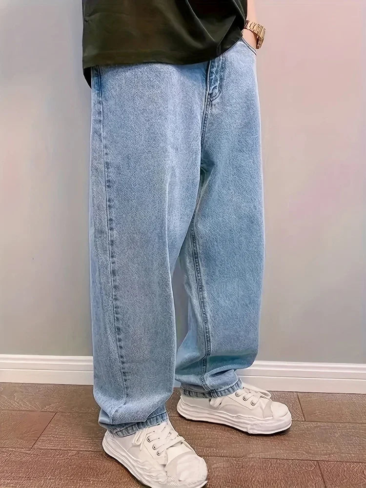 Herren Lässig Baggy Jeans | Straßenmode