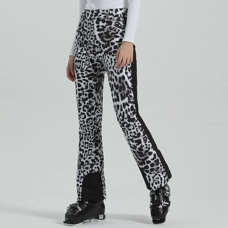 Schlanke Passform Skihose Damen | Hohe Taille