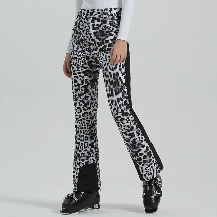Schlanke Passform Skihose Damen | Hohe Taille