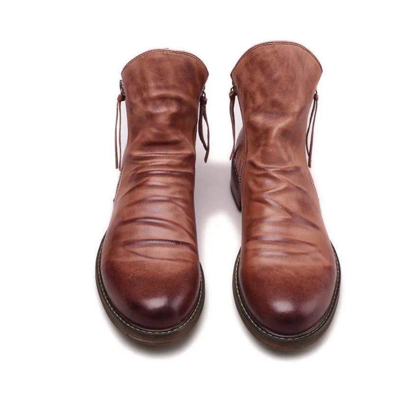 Herren Knöchel Stiefel | Reißverschluss