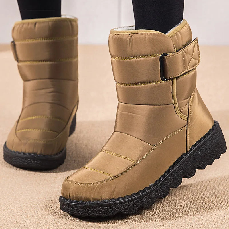 Rutschfest Winterstiefel Damen | Wadenlang