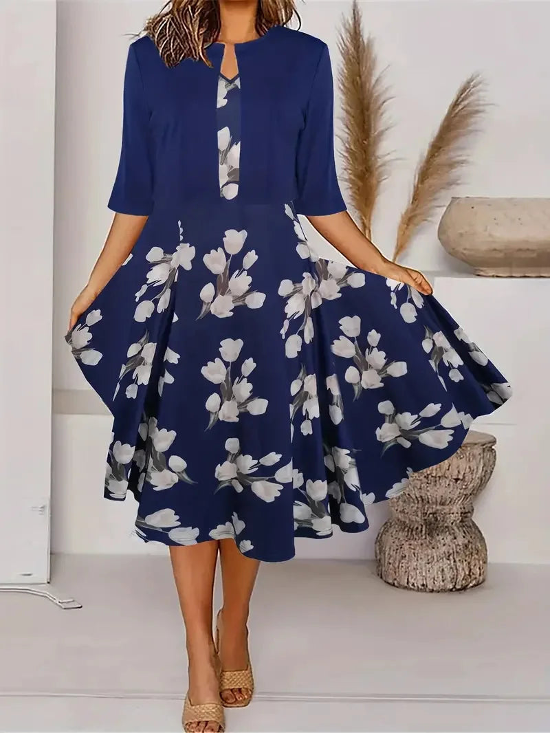 Lässiges Sommerkleid Mit Blazer Für Damen | Midi