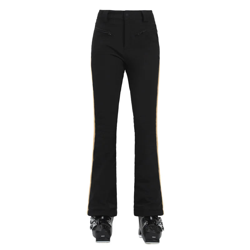 Schlanke Passform Skihose Damen | Hohe Taille