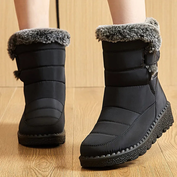 Niedrige Absätze Winterstiefel Damen | Warme