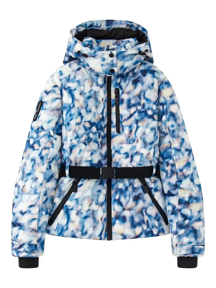 Damen Gepolstert Skijacke | Mit Gürtel