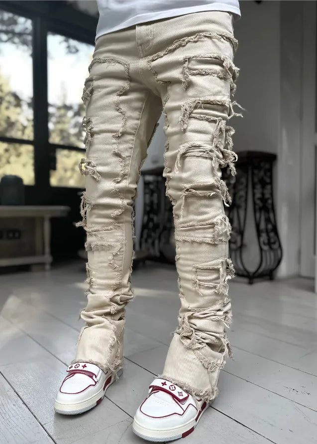 Herren Zerrissen Jeans | Schlanke Passform