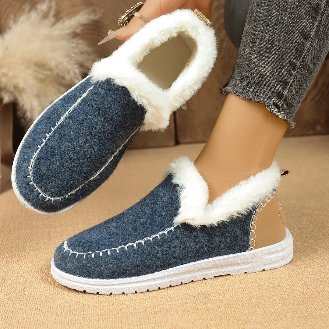 Damen Winterschnee Stiefel | Slip-on