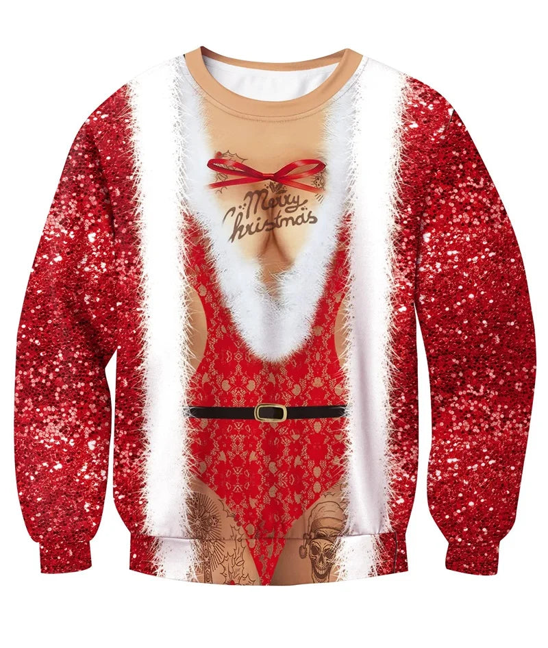 Weihnachtspullover Unisex | Vollständiger Ausdruck