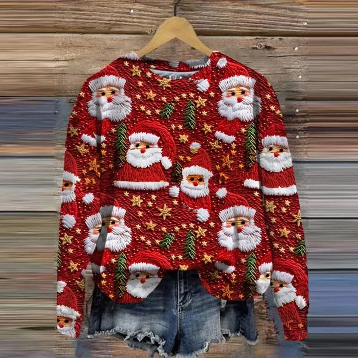 Ugly Xmas Pullover Damen | Lustiger Druck