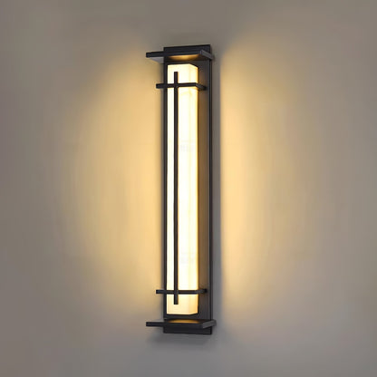 Square Elegance - Væglampe med Udendørs belysning design für modernes Außenambiente
