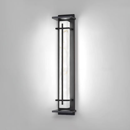 Square Elegance - Væglampe med Udendørs belysning design als dekoratives Element
