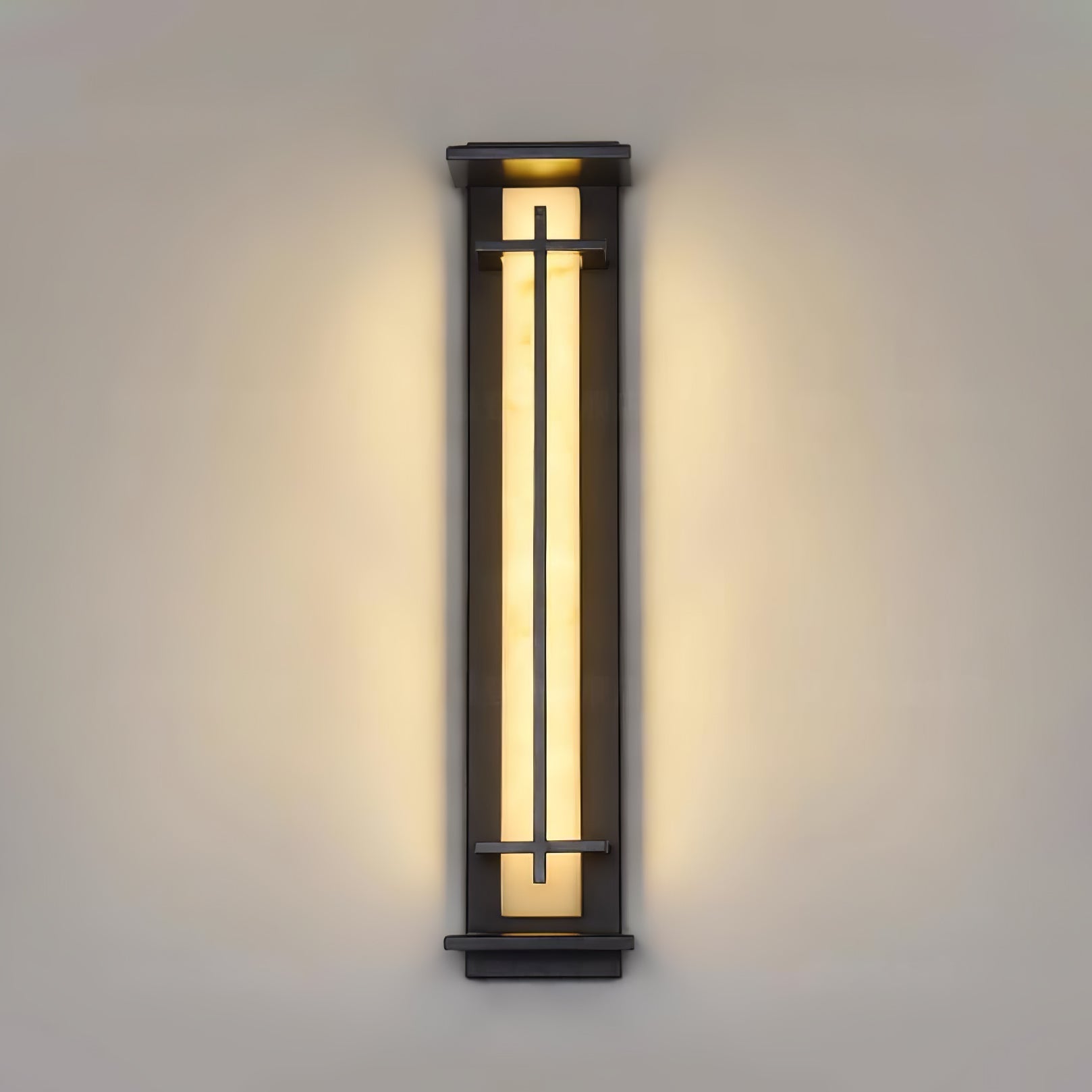 Square Elegance - Væglampe med Udendørs belysning design als stilvolle Lichtquelle

