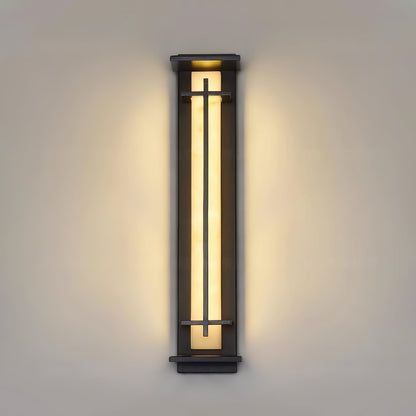 Square Elegance - Væglampe med Udendørs belysning design als stilvolle Lichtquelle
