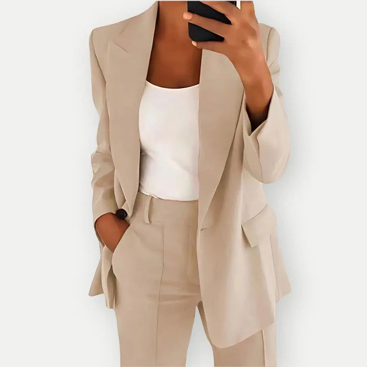 Damen Elegante Business 2-teiliges Anzug-Set | Stilvoll