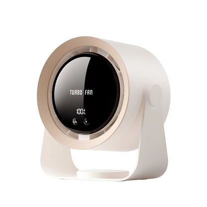 AeroBrise | Kompakter Bladloser Ventilator | Weiß