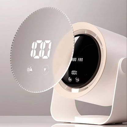 AeroBrise | Kompakter Bladloser Ventilator | Weiß