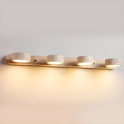 Travertine Duo - Væglampe med Boligindretning elementer als elegantes Lichtkonzept
