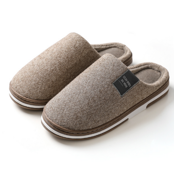 Herren Winter Hausschuhe | Schwarz