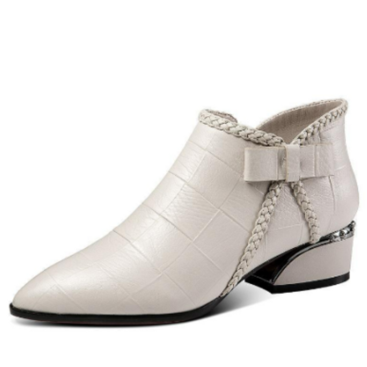 Damen Knöchelhohe Stiefel | Niedriger Absatz