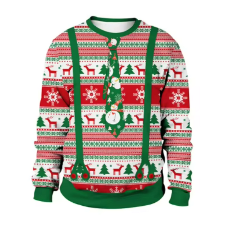 Ugly Xmas Pullover Unisex | Lustiges 3D
