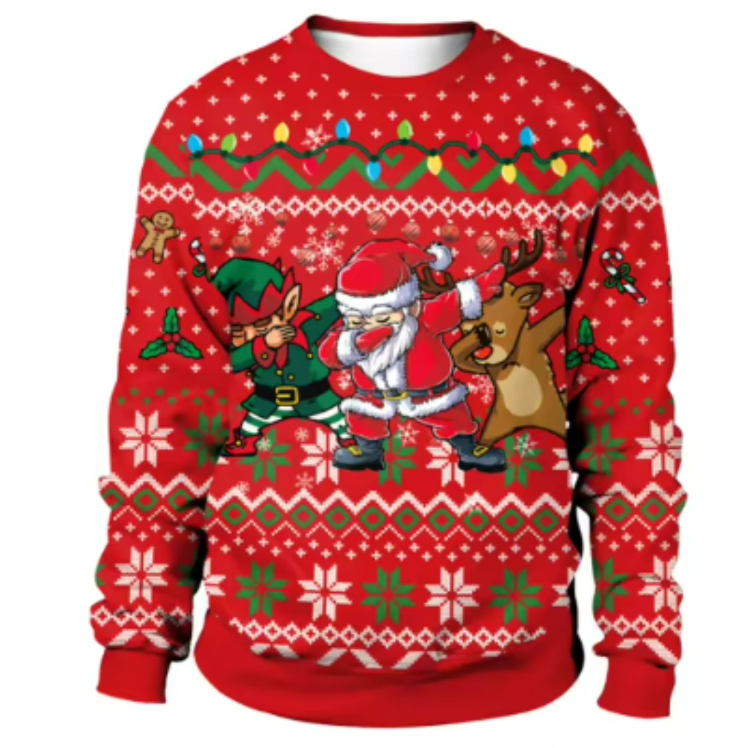 Ugly Xmas Pullover Unisex | Lustiges 3D