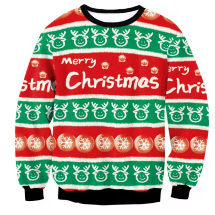 Ugly Xmas Pullover Unisex | Lustiges 3D