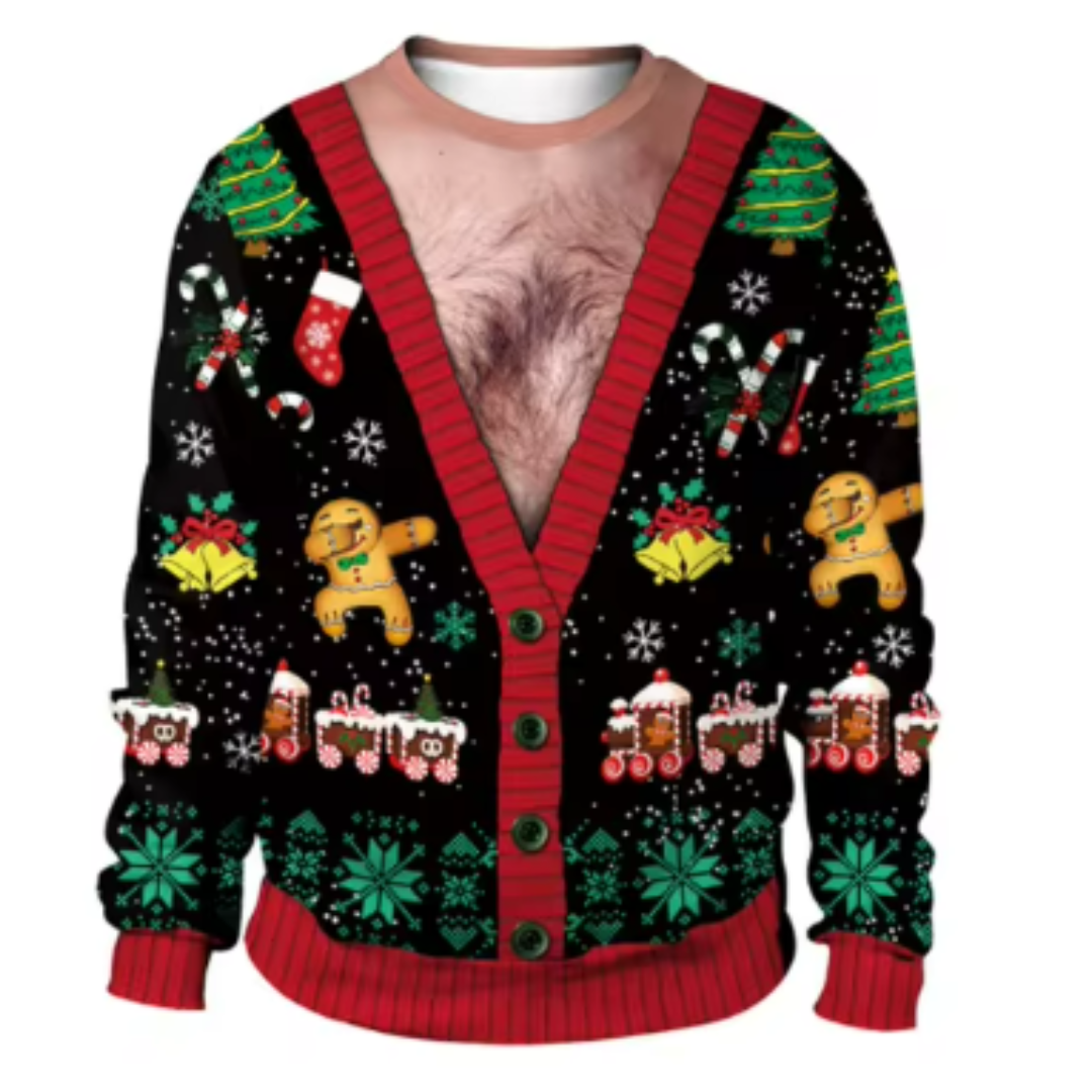 Ugly Xmas Pullover Unisex | Lustiges 3D