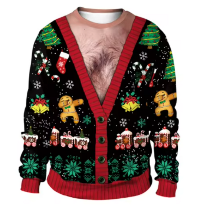 Ugly Xmas Pullover Unisex | Lustiges 3D