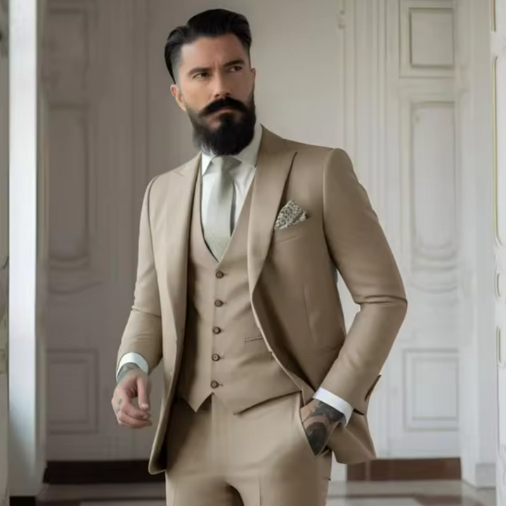 Herren Einreihig Hochzeitsgastanzug Set | Klassischer