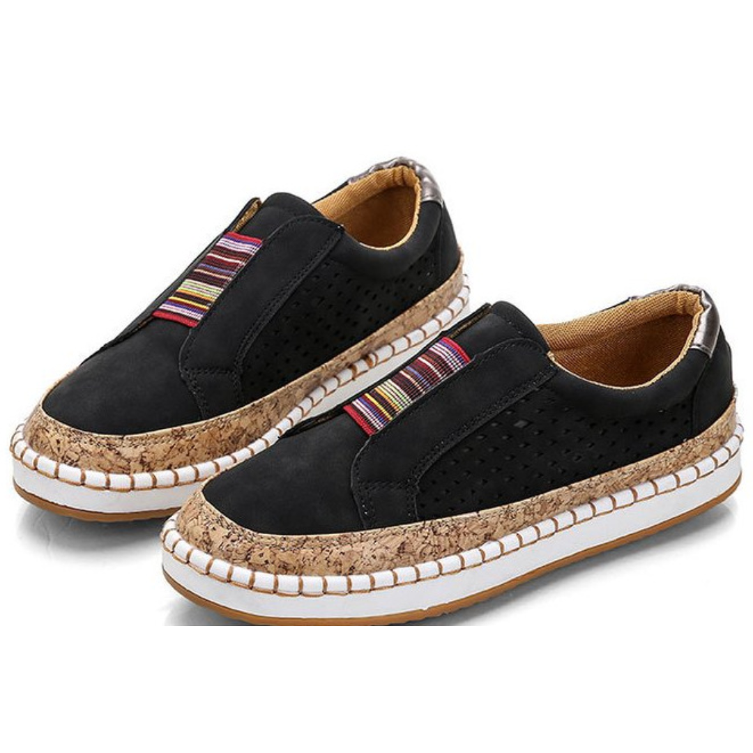 Atmungsaktive Slip-On-Schuhe für Damen | Orthopädisch