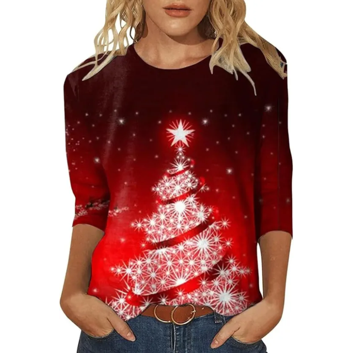 Niedlich Weihnachtspullover Damen | Gedruckt