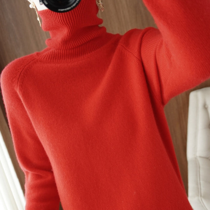 Damen Rollkragen Pullover | Langärmelig