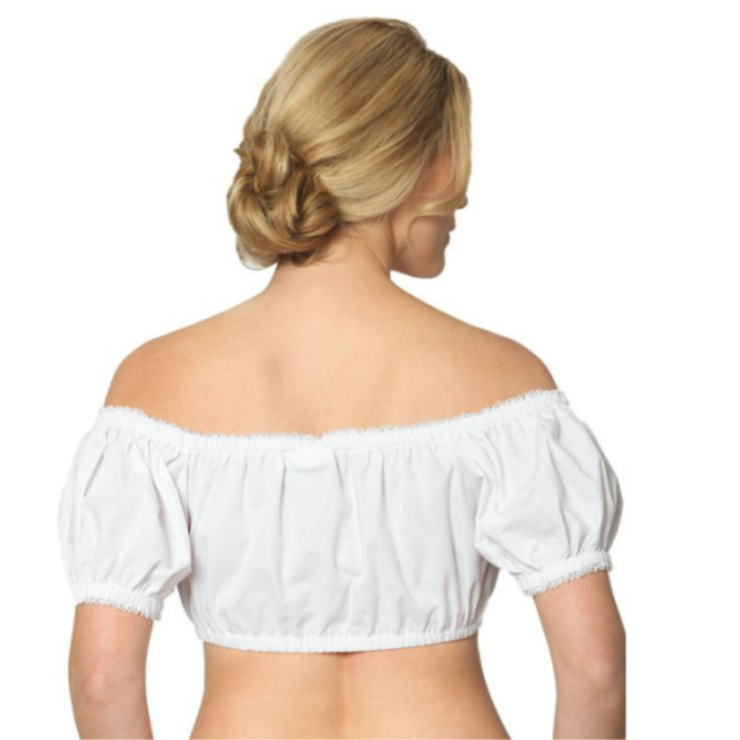 Damen Schmeichelnde Passform Oktoberfest Dirndl Bluse