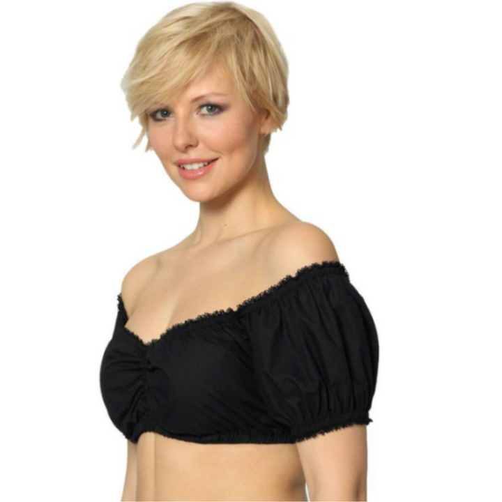 Damen Schmeichelnde Passform Oktoberfest Dirndl Bluse
