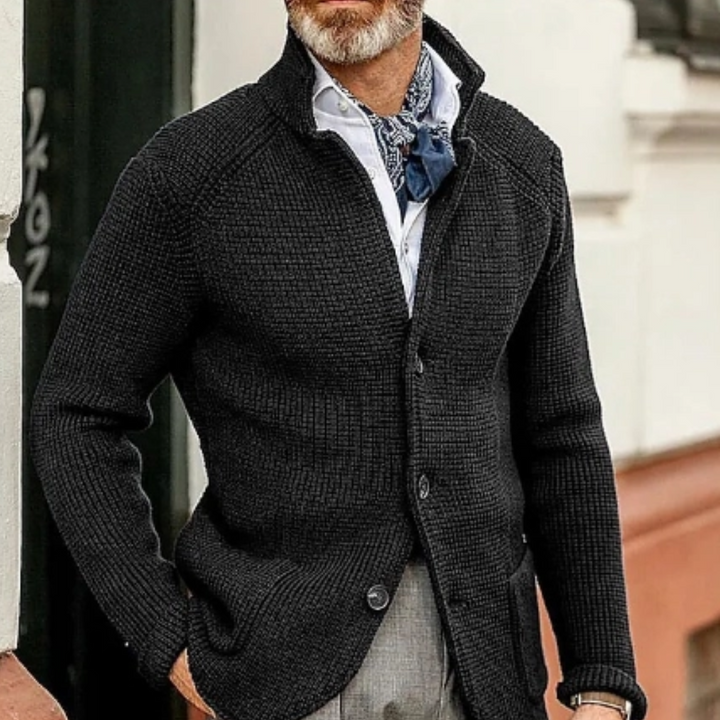 Herren Warme Strickjacke | Strick