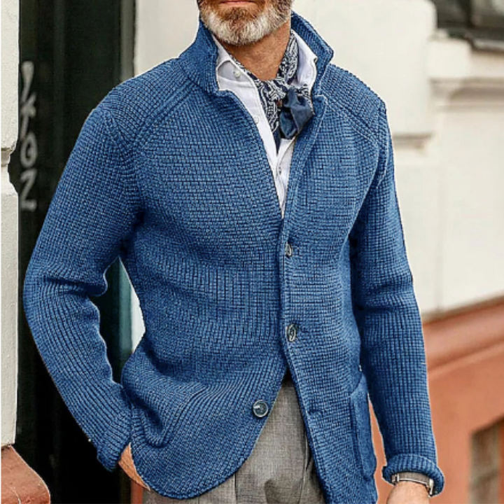Herren Warme Strickjacke | Strick