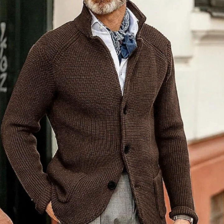 Herren Warme Strickjacke | Strick